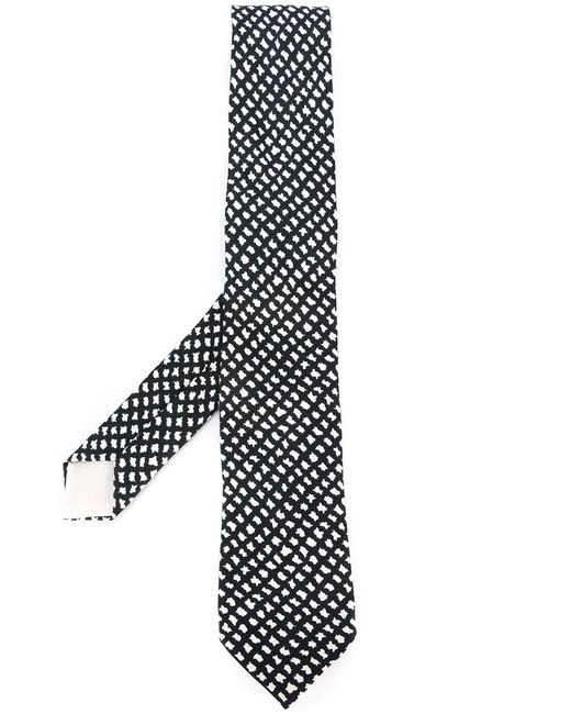 Hermès rhombus print tie