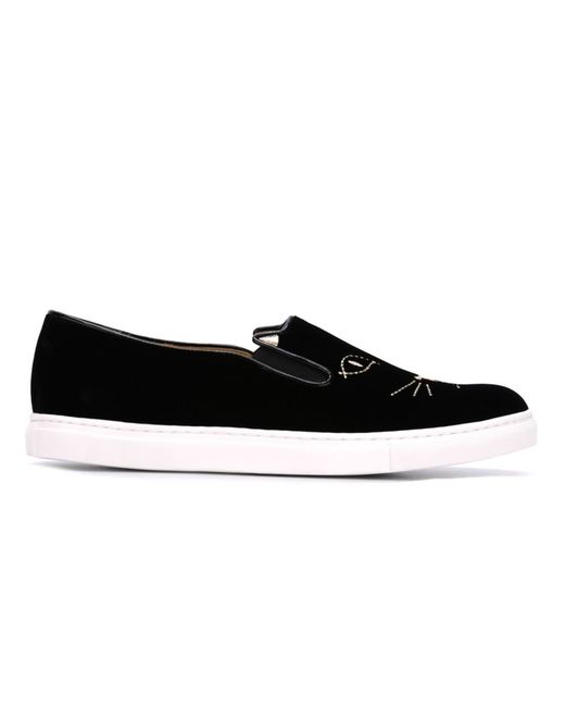 Charlotte Olympia Cool Cats slip-on sneakers