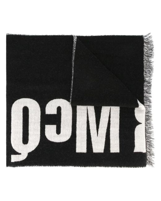 McQ Alexander McQueen colour block logo scarf