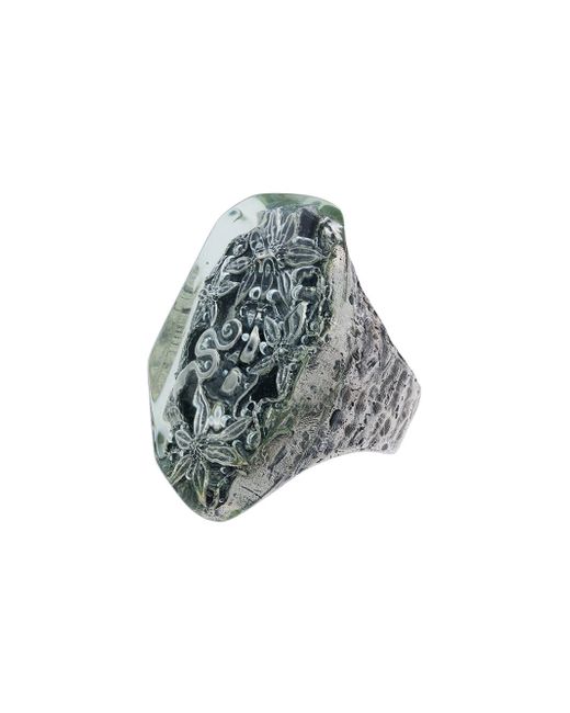 Lyly Erlandsson silver Salvage ring