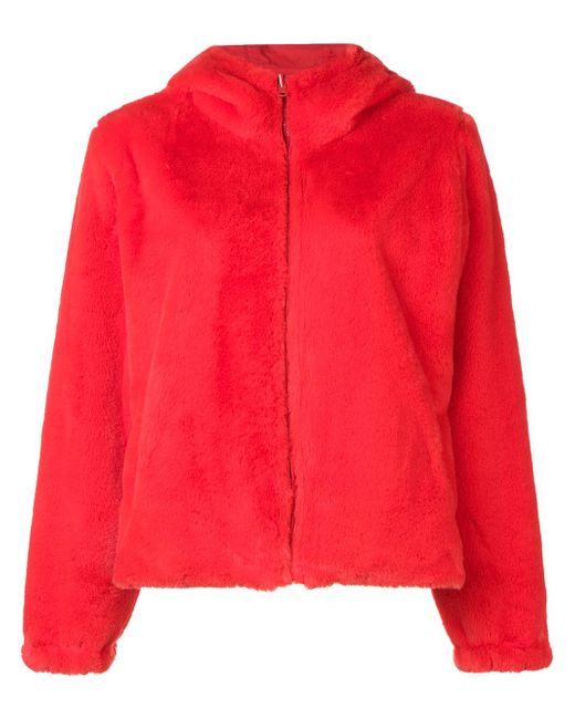 P.A.R.O.S.H. . faux fur hooded jacket