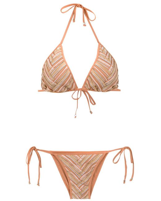 Amir Slama printed bikini set