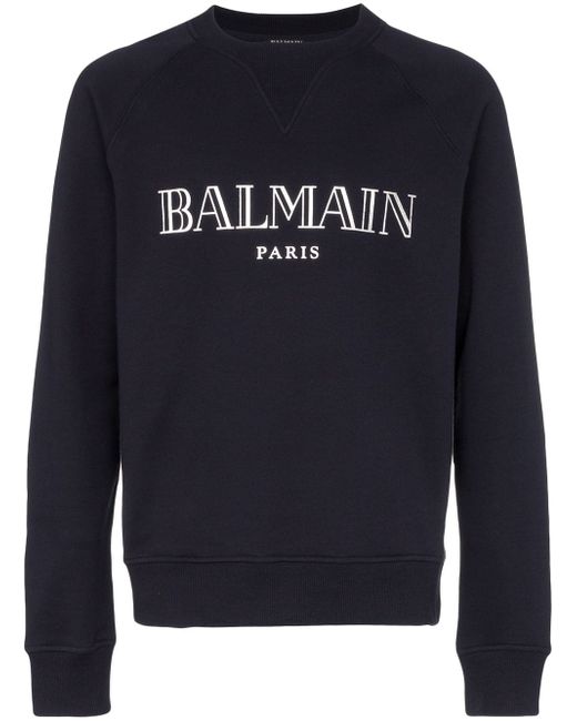 Balmain Crew neck logo sweatshirt