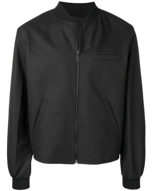 Prada zipped leather jacket