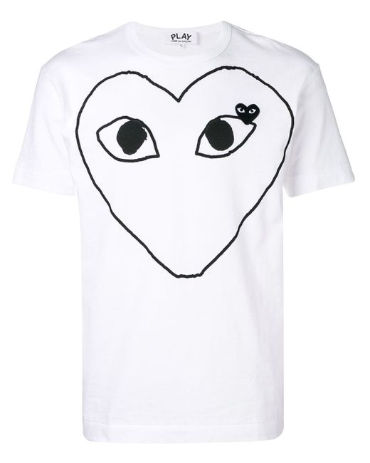 Comme Des Garçons Play large heart logo T-shirt