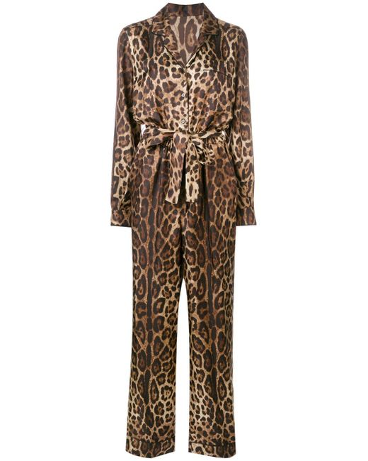 Dolce & Gabbana leopard print jumpsuit