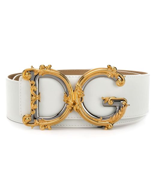 Dolce & Gabbana baroque DG belt