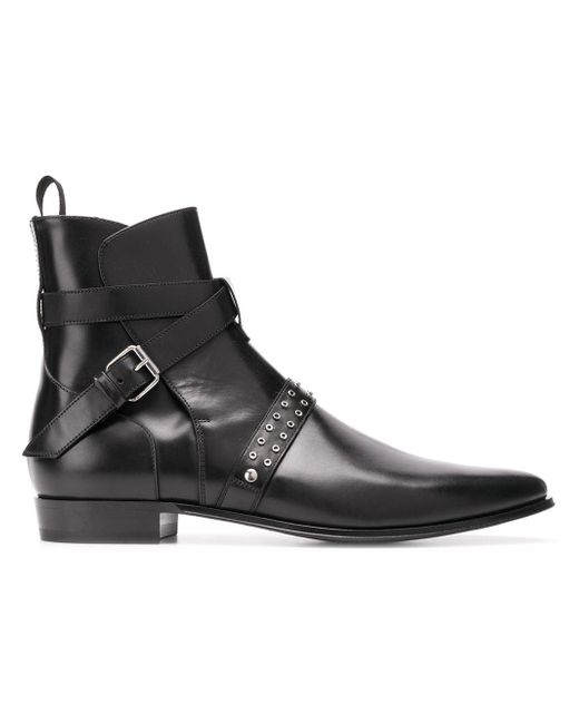 Iro side buckle ankle boots