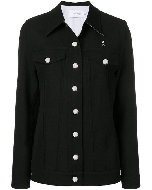 Calvin Klein structured denim jacket