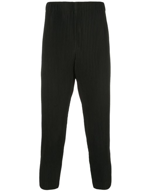 Homme Pliss Issey Miyake pleated track pants