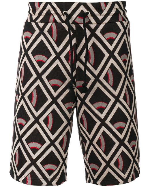 Maison Margiela geometric print bermuda shorts