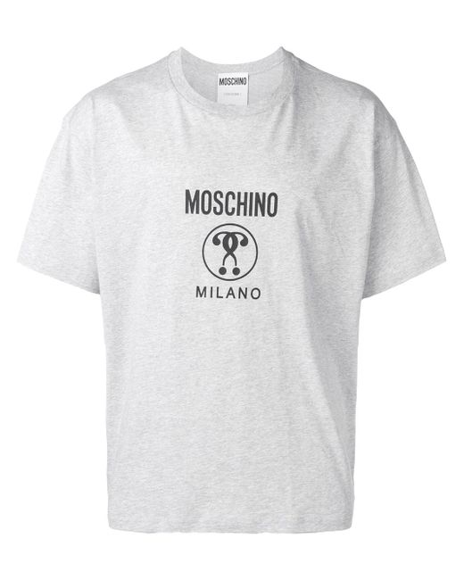 Moschino double question mark logo T-shirt
