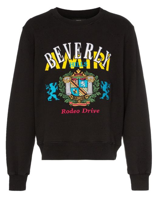 Amiri Beverly Hills crew neck logo sweater