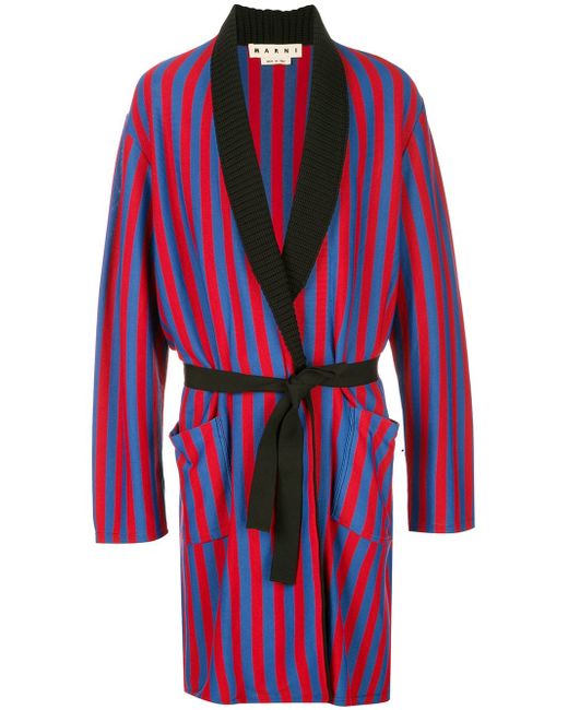 Marni striped bathrobe