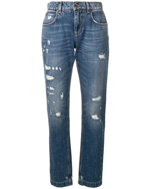 Dolce & Gabbana distressed effect jeans