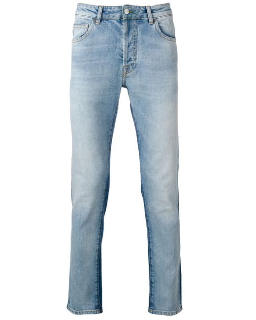 Marcelo Burlon County Of Milan vintage wash slim jeans