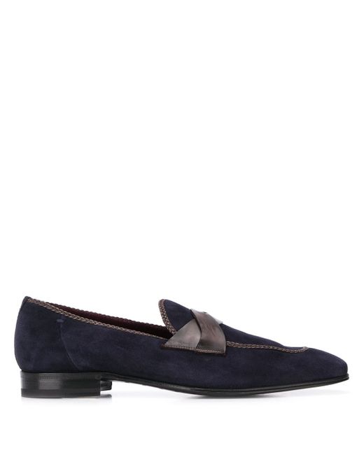 Lidfort Bago woven-detail loafers