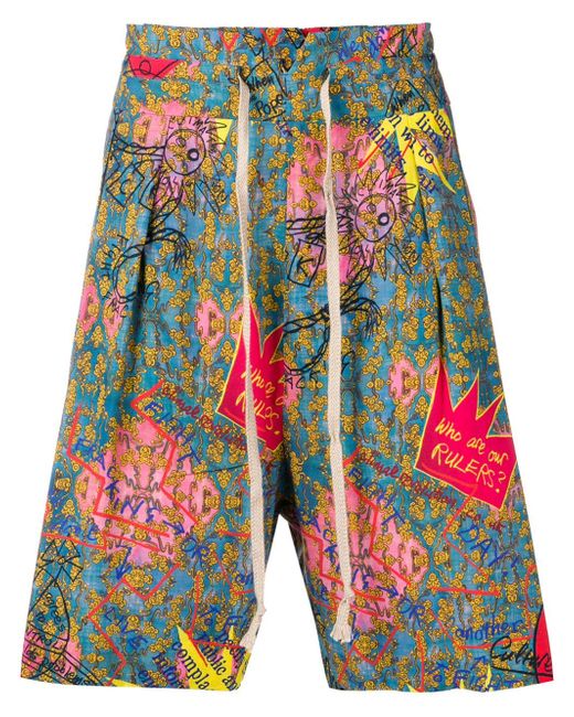 Vivienne Westwood Samurai print bermuda shorts
