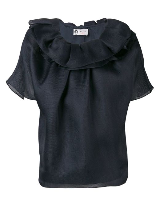 Lanvin ruffle blouse