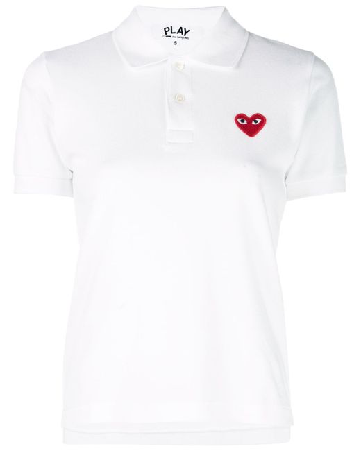 Comme Des Garçons Play logo heart polo shirt
