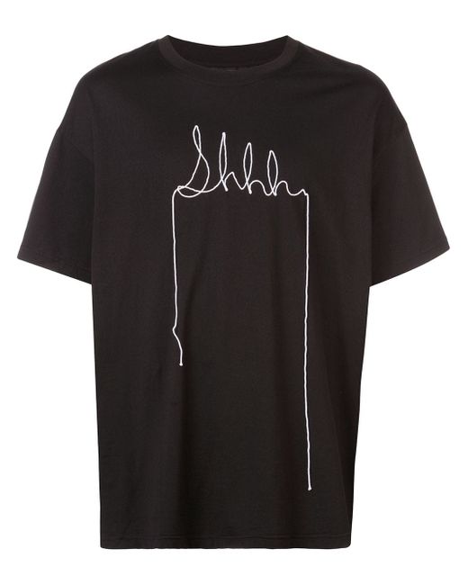 Mostly Heard Rarely Seen Yarn Sketch Shh T-shirt