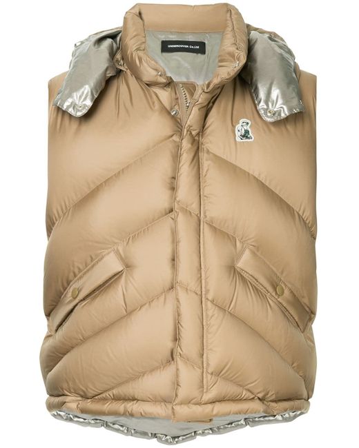 Undercover cropped padded vest