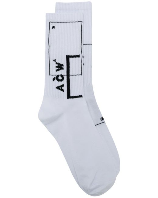 A-Cold-Wall logo socks