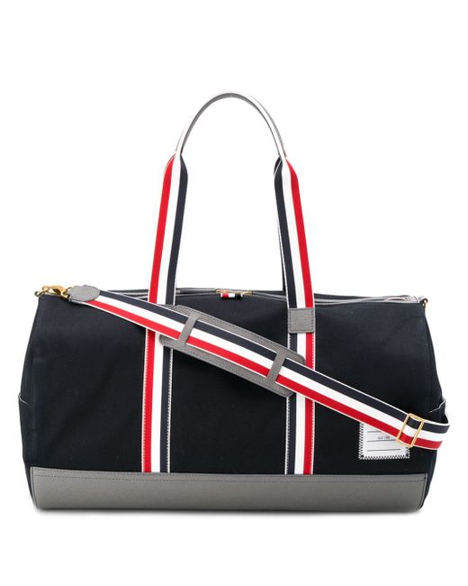 Thom Browne large signature trimmed holdall