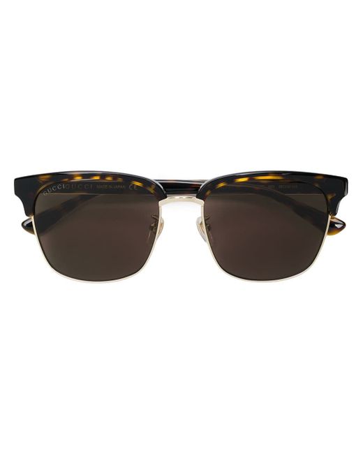 Gucci square shaped sunglasses