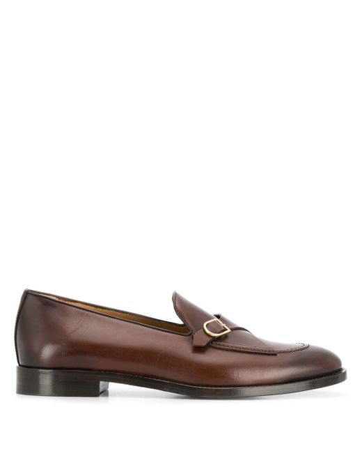 Edhen Milano buckled strap monk shoes