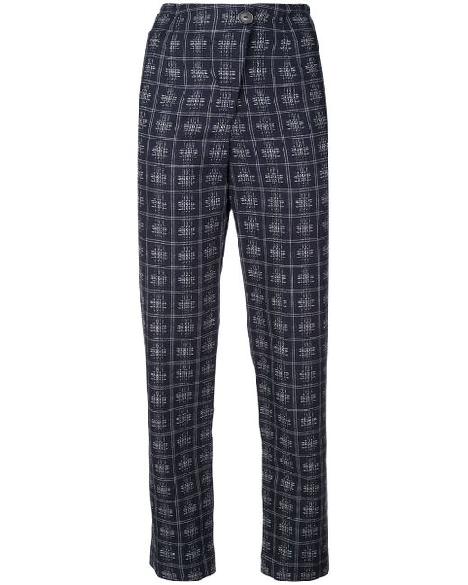 Palmer/Harding printed high-waist trousers