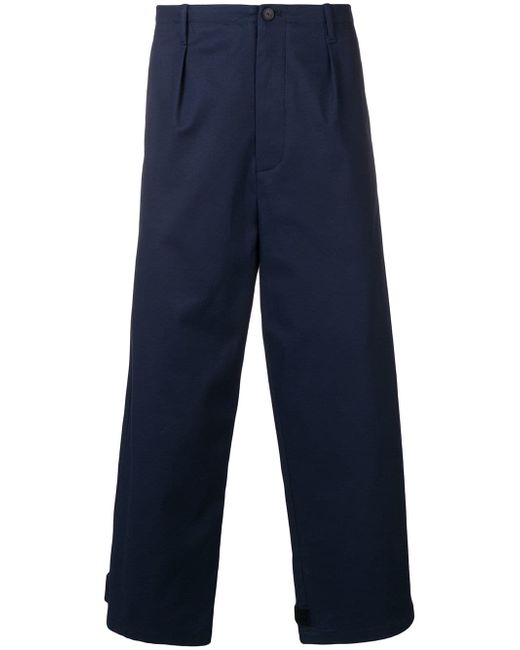 Les Hommes loose fit straight trousers