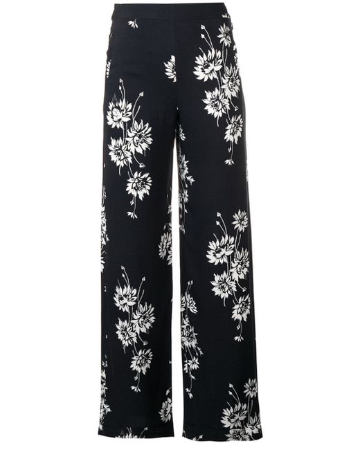 McQ Alexander McQueen floral printed trousers