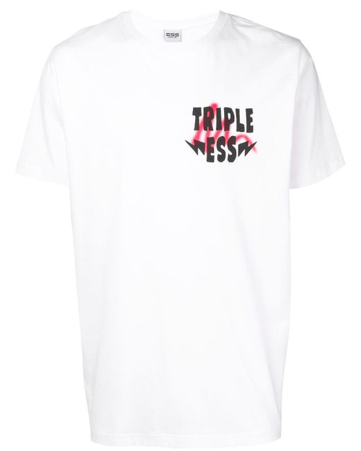 SSS World Corp chest print T-shirt