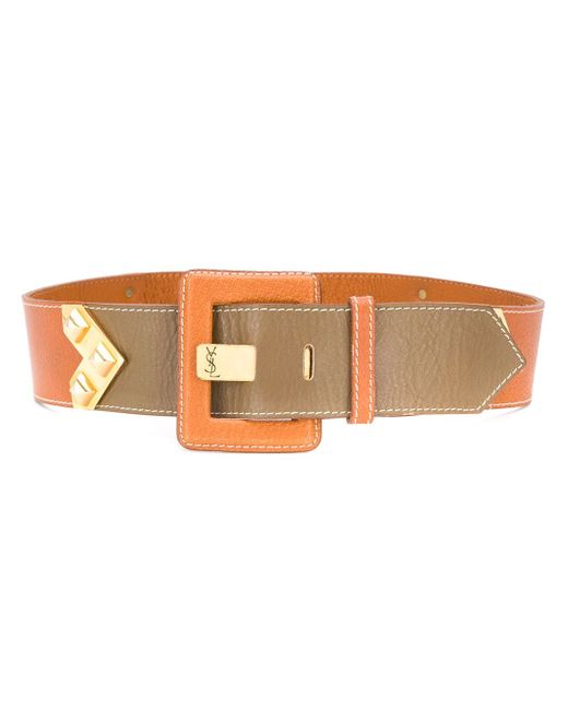 Saint Laurent stud-embellished belt