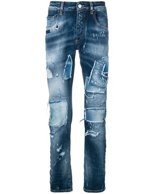 Frankie Morello Coven distressed skinny jeans