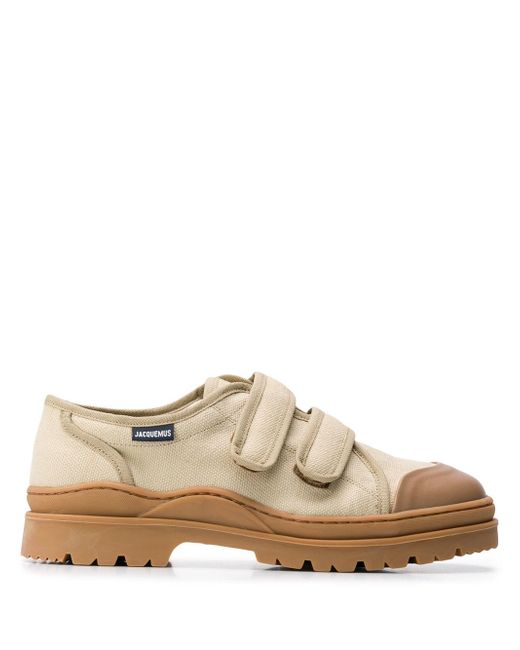 Jacquemus contrast touch-strap sneakers