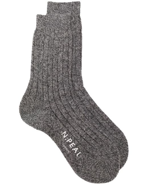 N.Peal ribbed knit socks