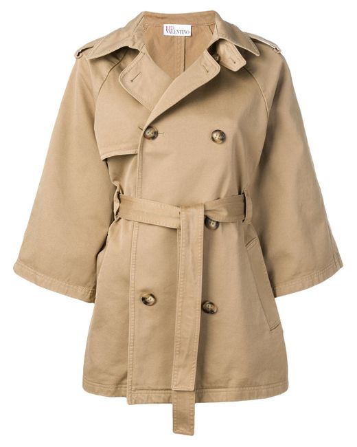 RED Valentino double breasted trench coat