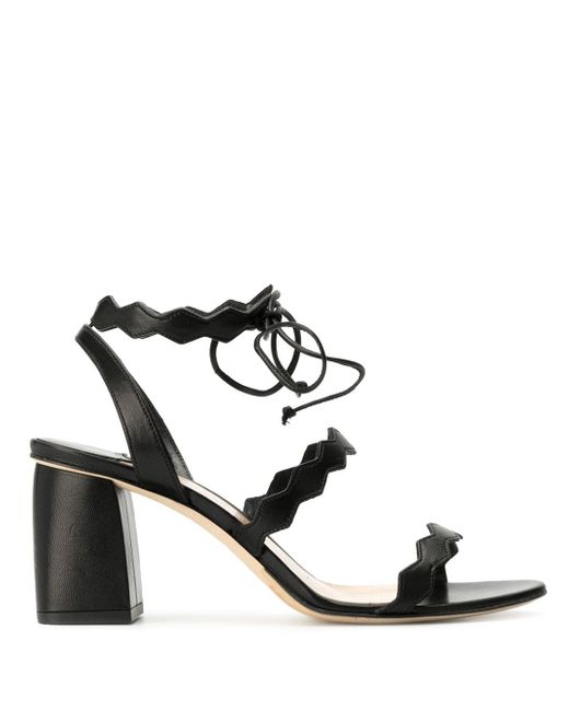 The Seller spike strap slingback heeled sandals