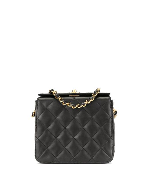 Chanel quilted box bag