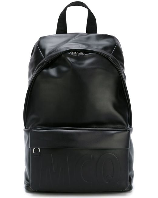 McQ Alexander McQueen embossed logo backpack