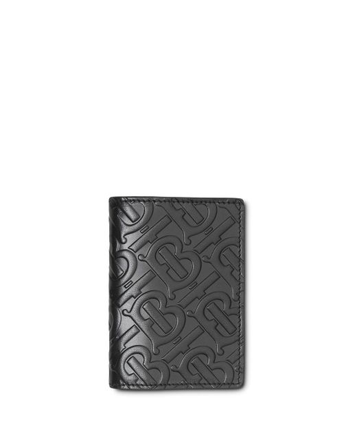 Burberry Monogram Leather Bifold Card Case