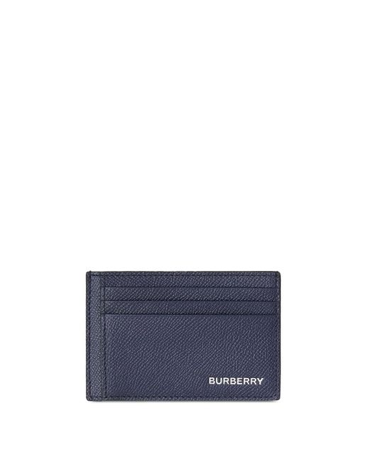 Burberry Grainy Leather Money Clip Card Case