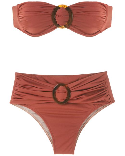 Brigitte bikini set with buckle details