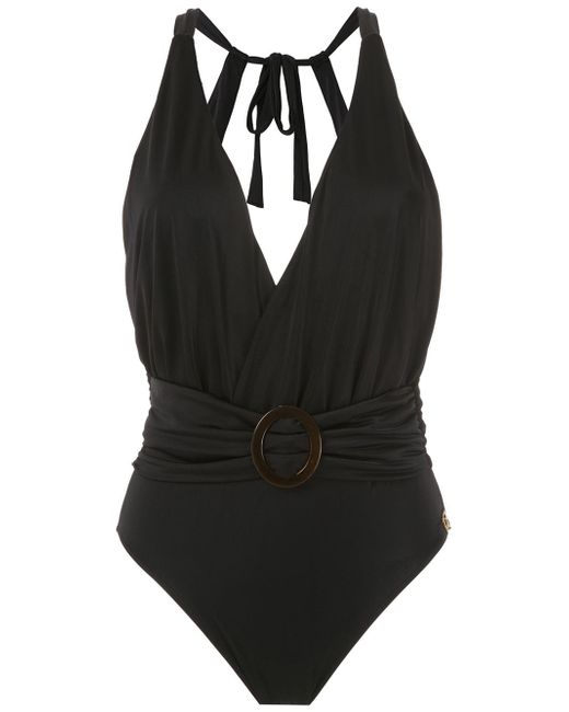 Brigitte swimsuit with buckle detail