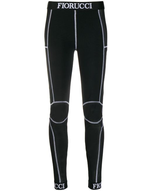 Fiorucci stitch detail sport leggings