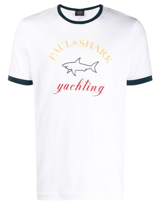 Paul & Shark logo motif T-shirt