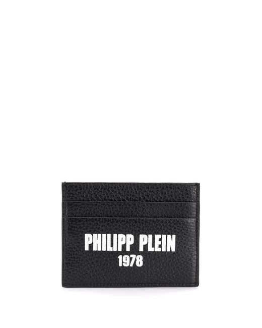 Philipp Plein logo credit card holder