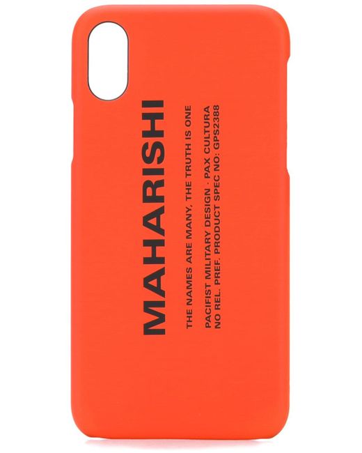 Maharishi branded iPhone X case